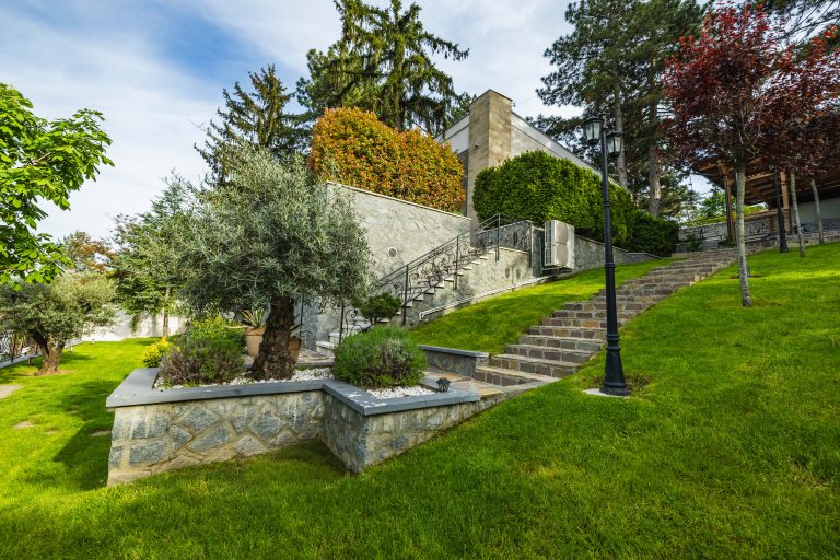 Uredjeno dvoriste lux villa ns